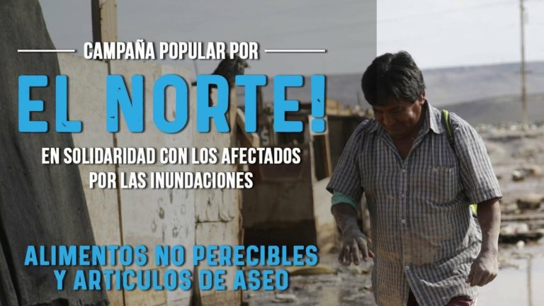 Recoleta encabeza campaña popular solidaria con el norte del país