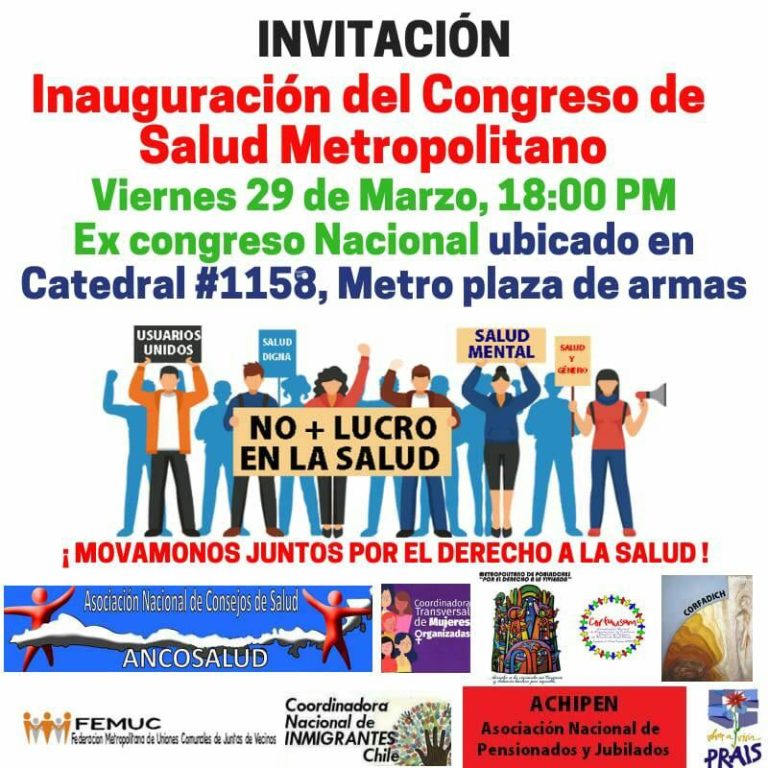 Rosa Vergara de los consejos de usuarios y la invitación al Congreso de Salud Metropolitano