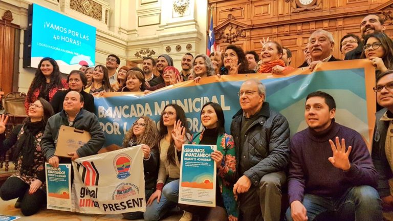40 horas suma ahora apoyo del mundo municipal. Crece respaldo transversal a la iniciativa