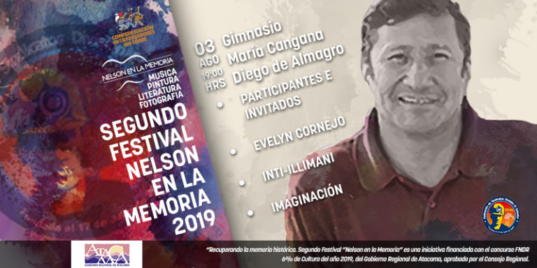 Realizan segundo festival cultural en homenaje a Nelson Quichillao
