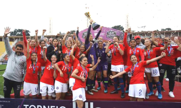 Chile Femenino Campeón en Torneo ante Brasil
