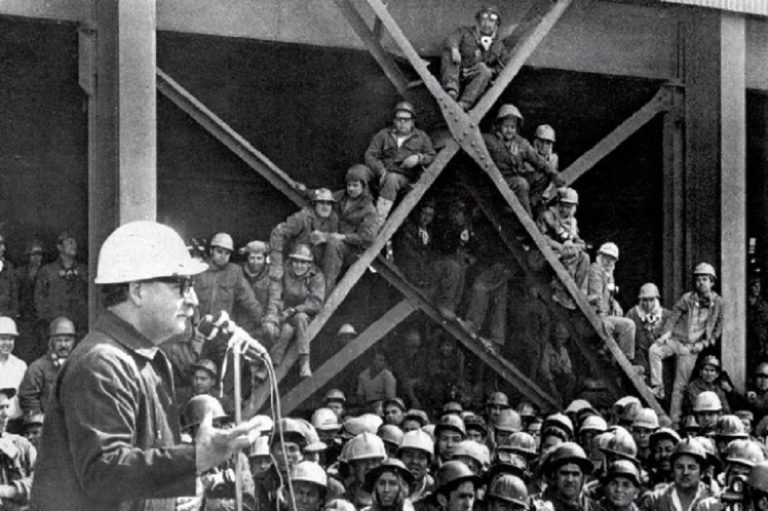 La Unidad Popular y el Presidente Allende fueron la expresión máxima del avance en derechos de la clase trabajadora señaló Marcos Barraza