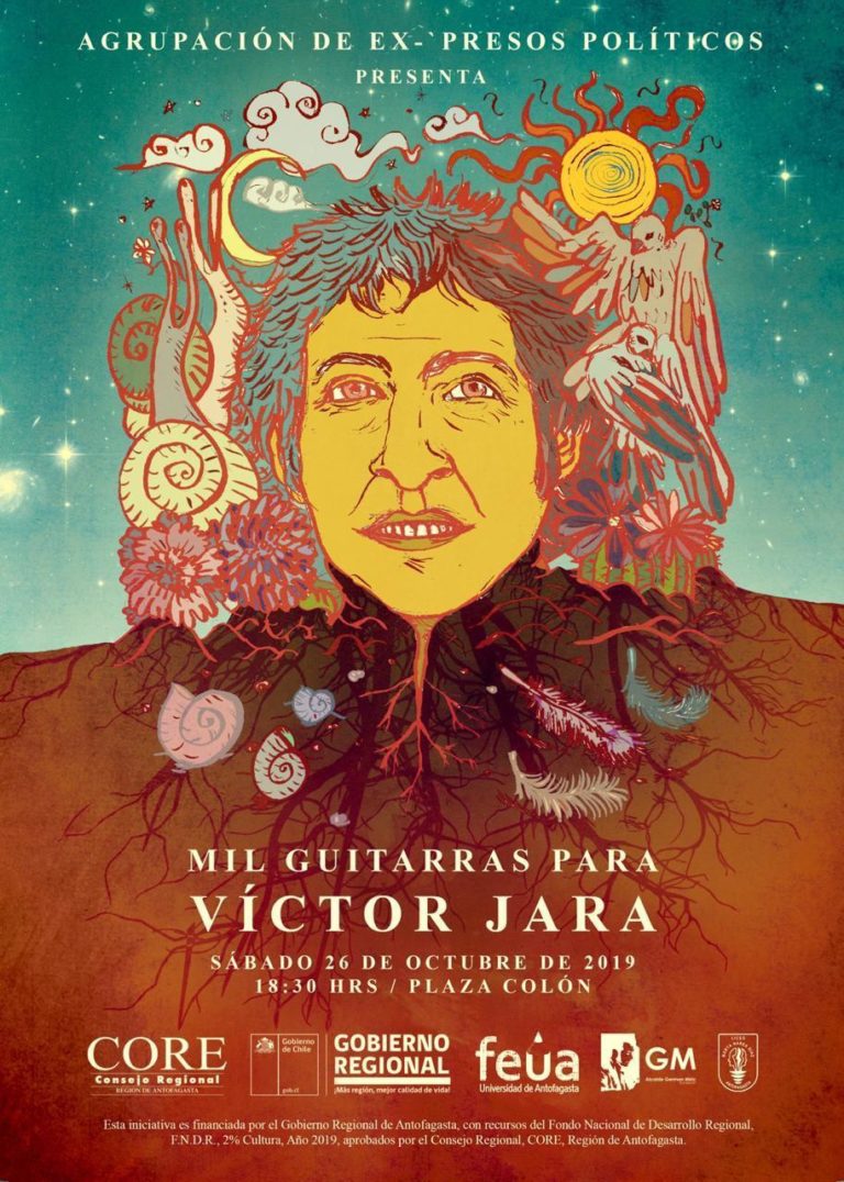 Antofagasta será la segunda comuna de Chile donde se realice Mil Guitarras para Víctor Jara