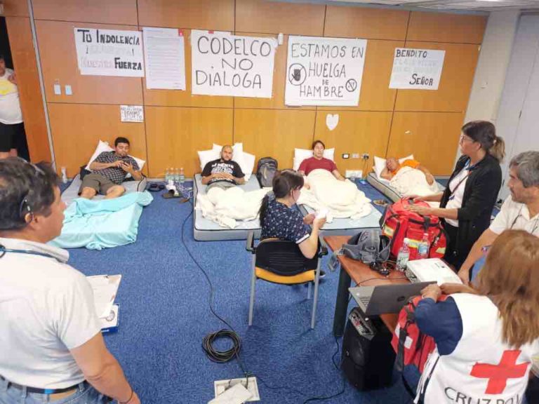 Las razones tras la huelga de hambre que realizaron dirigentes sindicales de Codelco Chuquicamata