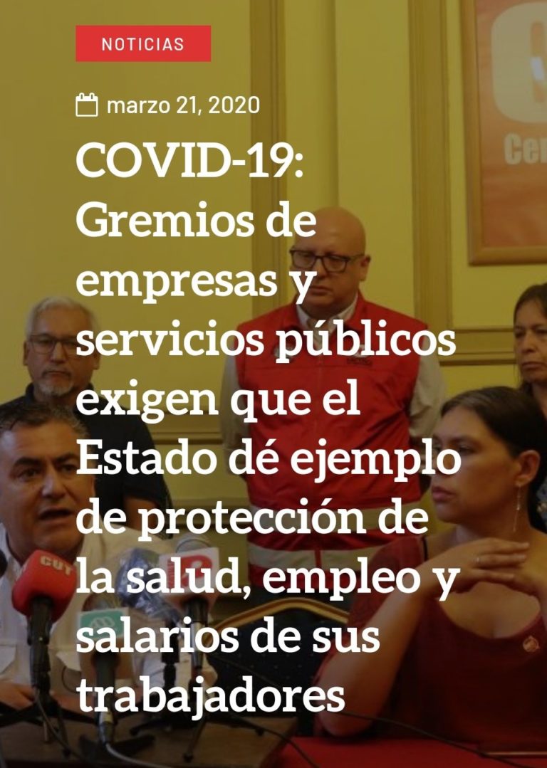 CUT y distintas organizaciones de trabajadores del Estado piden aumentar las medidas de protección
