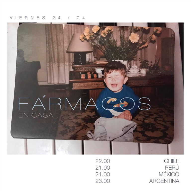 Fármacos realizará un concierto por streaming donde presentará canciones nuevas.