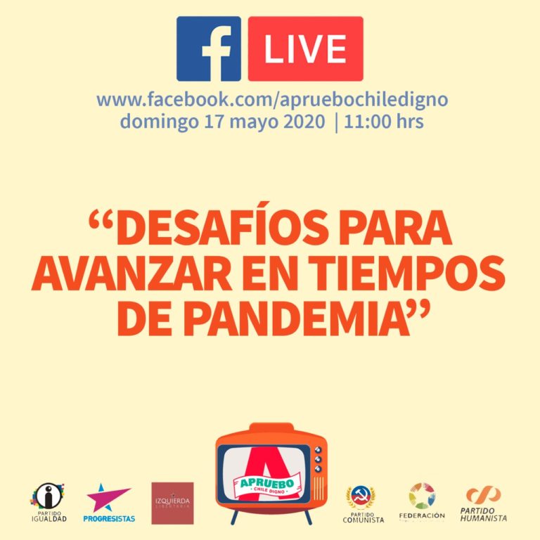 [Videos] Conversatorios “Chile Digno” en tiempos de pandemia