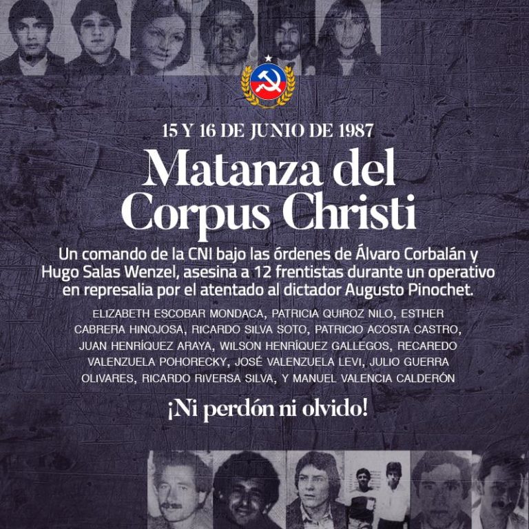 Alicia Lira y los 33 años de la matanza de Corpus Christi
