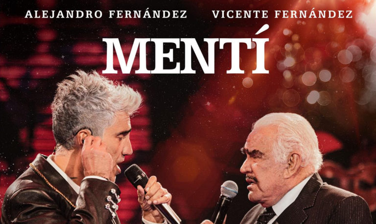 Un dueto histórico celebrando. Alejandro Fernández estrena el video de “Mentí” el día del padre junto a Vicente Fernández