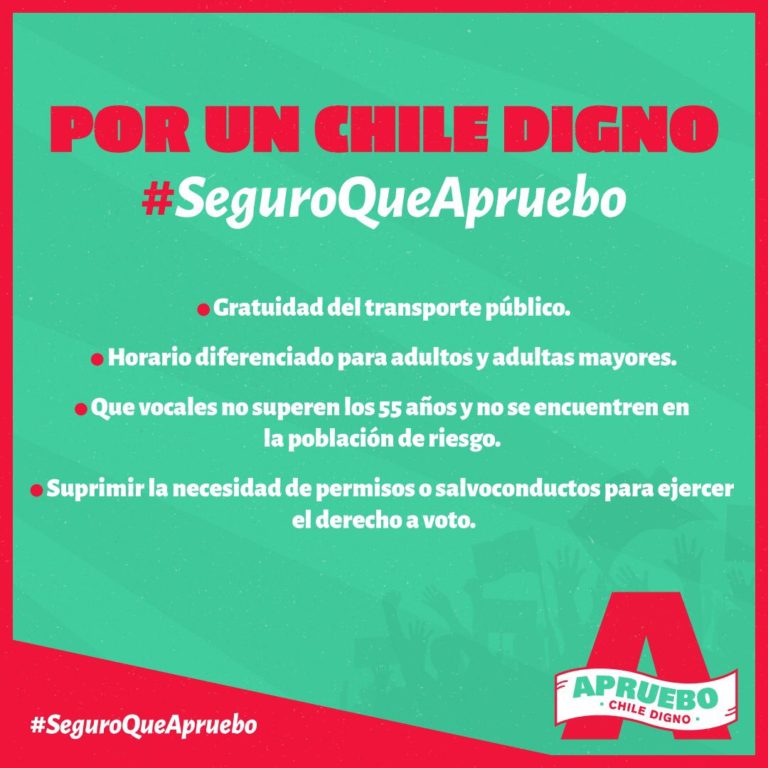 Comando Chile Digno propuso al Servel medidas para un plebiscito seguro y participativo