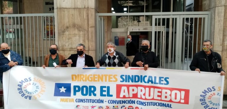 Representantes sindicales de partidos de oposición piden a ministra Zaldivar proyecto de ley que permita a dirigentes ser candidatos a constituyentes