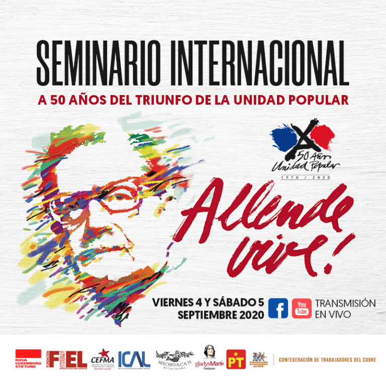 Imperdible: Seminario Internacional ” a 50 años del triunfo de la UP”