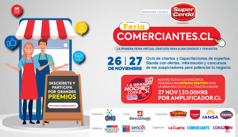 Tierra Colorada:  Almacenes y ferias se encuentran virtualmente en “Feria Comerciantes”.
