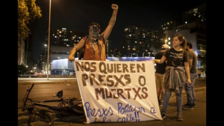 Juventudes: Movilización nacional contra la prisión política de manifestantes durante el estallido social.