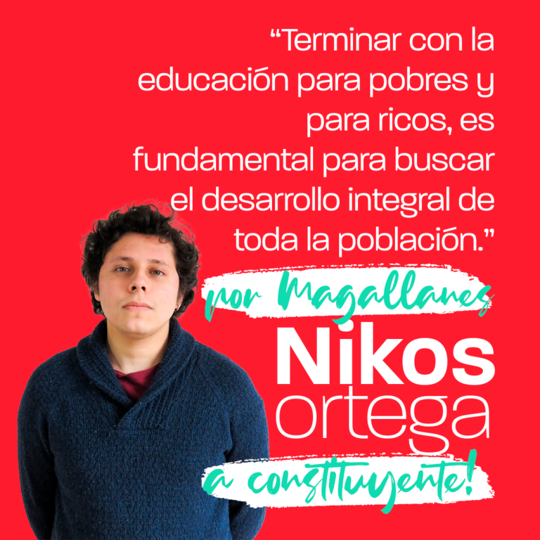 En Ruta hacia una NC: Nikos Ortega, el joven candidato Constituyente por el Distrito 28, Región de Magallanes.