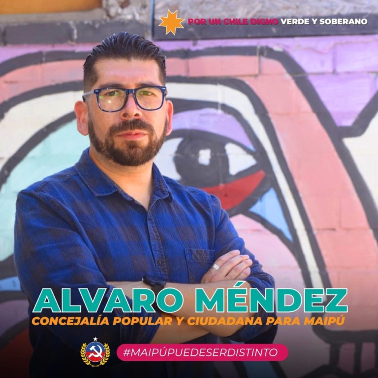 Por un Maipú de verdad, Álvaro Méndez candidato a concejal por la comuna.