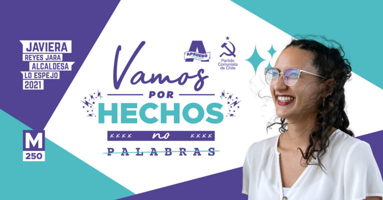“Con hechos y no palabras”, Javiera Reyes continúa su campaña por la alcaldía de Lo Espejo.