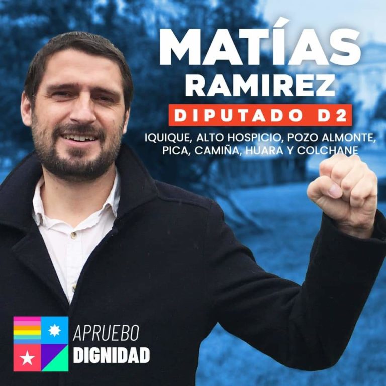 Matías Ramírez, señala que la impronta de su candidatura será la lucha frontal desde el Parlamento contra la corrupción y los “delitos de cuello y corbata”