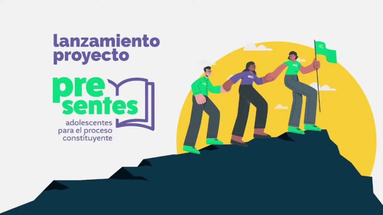 #Presentes, una recreativa iniciativa para incentivar la participación de NNA en el proceso constituyente