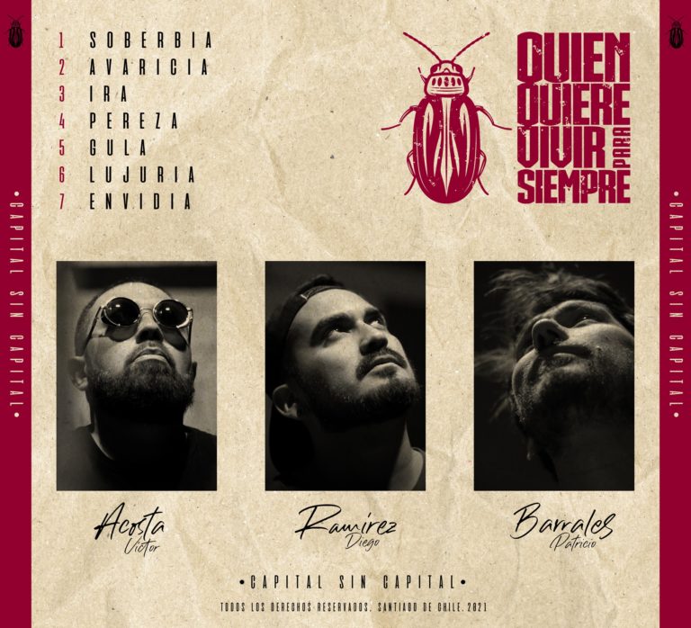 Música Nueva: El rock conceptual y pecaminoso de Quién Quiere Vivir Para Siempre, presenta su álbum “Capital sin Capital”
