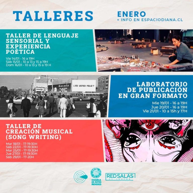 Espacio Diana realizará talleres de verano con muestra al público