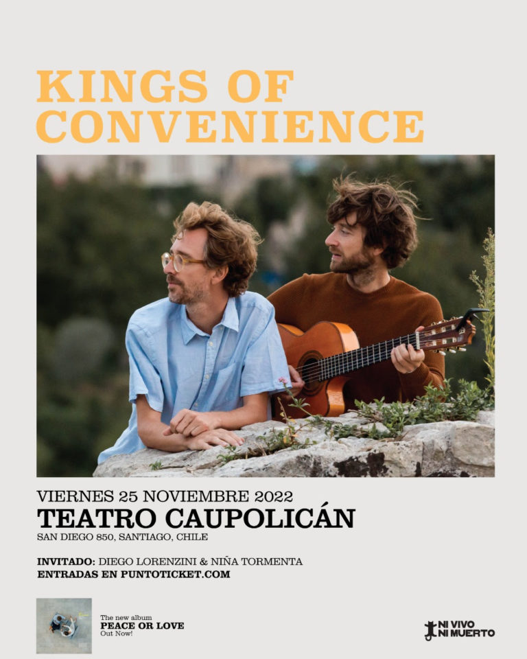 Kings of Convenience anunció su regreso a Chile con show en el Teatro Caupolicán
