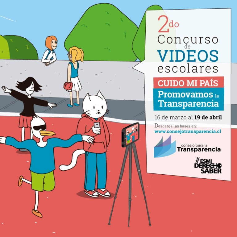CPLT invita a participar en concurso de videos para promover una cultura de transparencia entre estudiantes de básica y media
