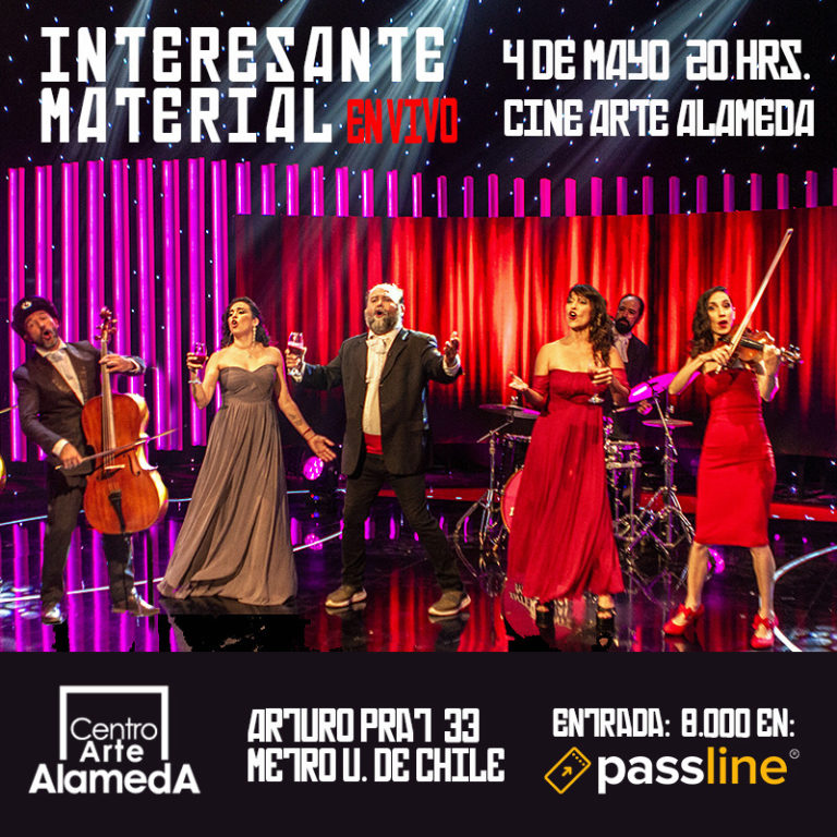 Colectivo Interesante Material se presenta en vivo en el Centro Arte Alameda