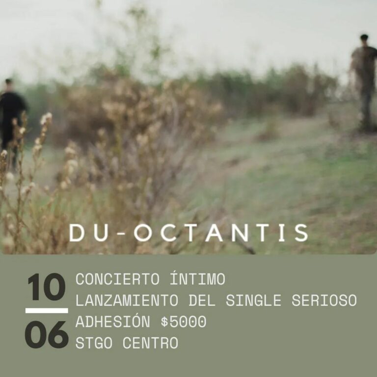 Du Octantis estrena nuevo single y agenda presentación para este viernes
