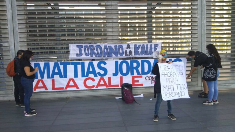 Matías Jordano, preso político de la revuelta, enfrenta juicio oral