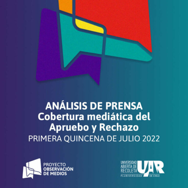 Universidad de Recoleta elabora informe sobre cobertura mediática del Plebiscito de salida