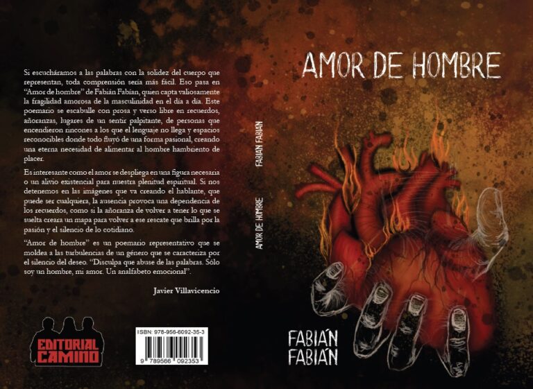 “Amor de hombre” de Fabián Fabián, Editorial Camino (2022)