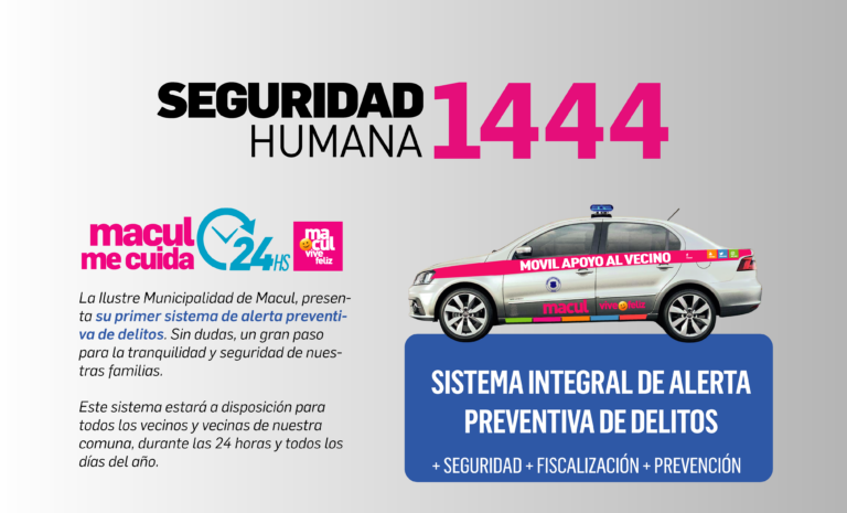 Macul: Nuevos vehículos refuerzan plan municipal de seguridad humana