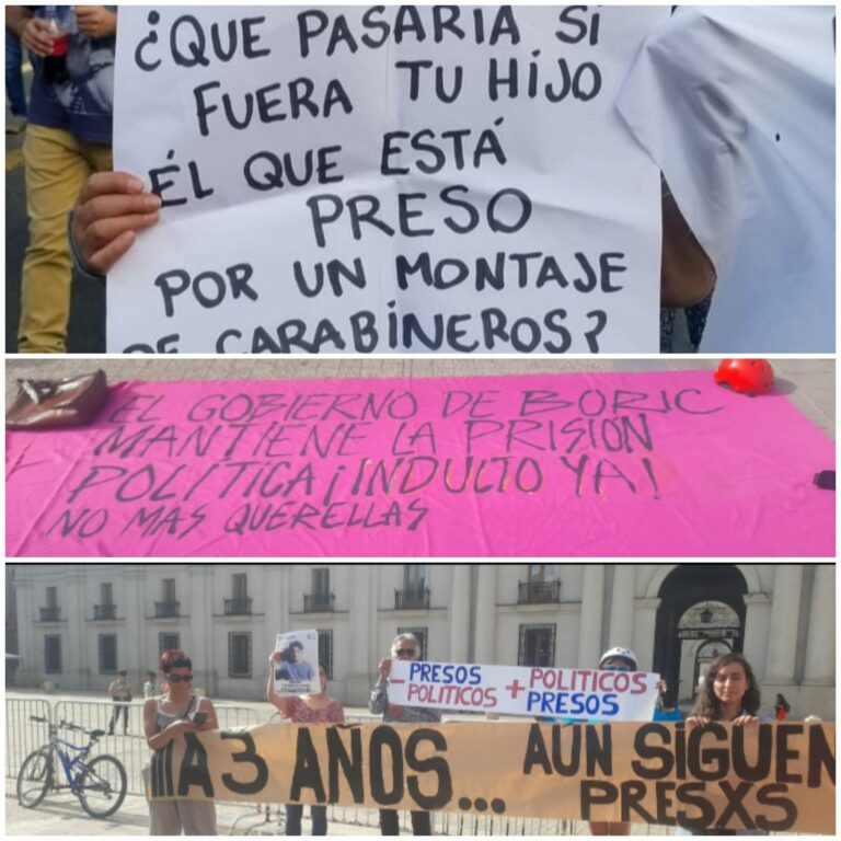 Grupo de Apoyo por los Presos Políticos de la revuelta realizará un acto este 8 de enero en Pudahuel