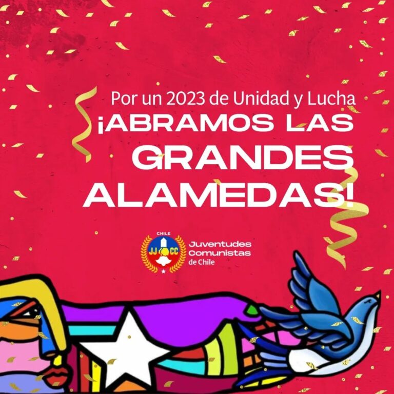 Juventudes Comunistas anuncian desafíos y tareas para el año 2023