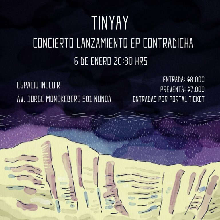 Tinyay lanza “Contradicha” en Ñuñoa