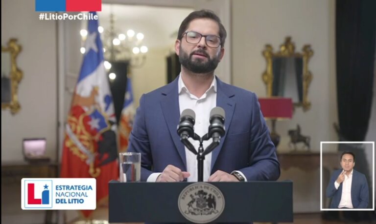 Presidente Gabriel Boric presentó Estrategia Nacional Del Litio: Chile contará con una Empresa Nacional siendo el Estado partícipe de todo el ciclo productivo