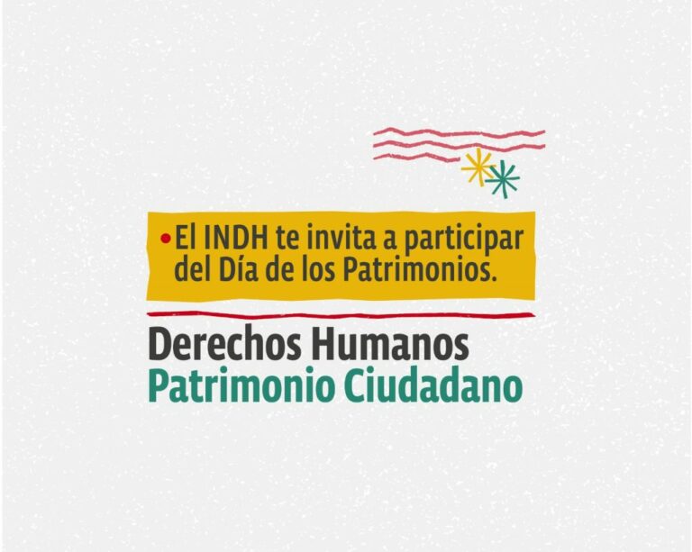 El Instituto de DDHH participa en el Día de los Patrimonios con “Rutas de la Memoria y los DDHH”