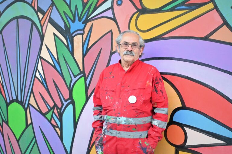 Nuevo mural: Alejandro “Mono” González dejó su legado para la Universidad y región de O’Higgins