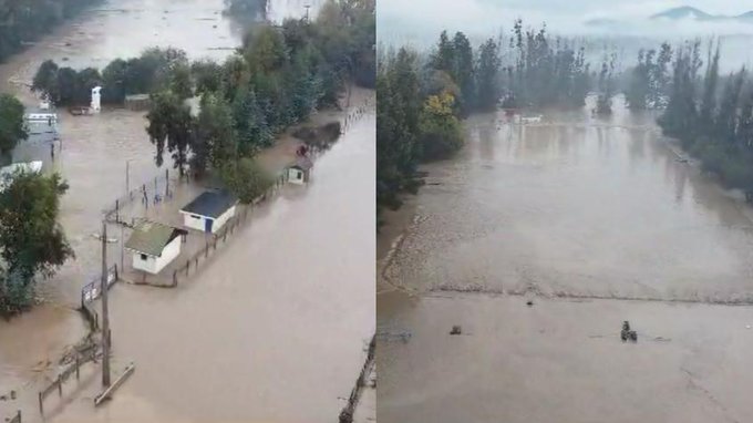 Aguas servidas ingresan a sector habitado de Doñihue