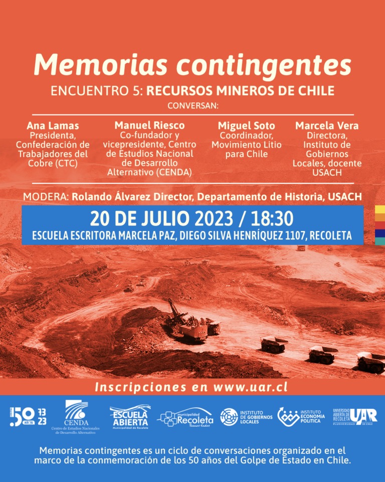 “Recursos Mineros de Chile”: UAR conmemora nacionalización del cobre con encuentro multidisciplinario