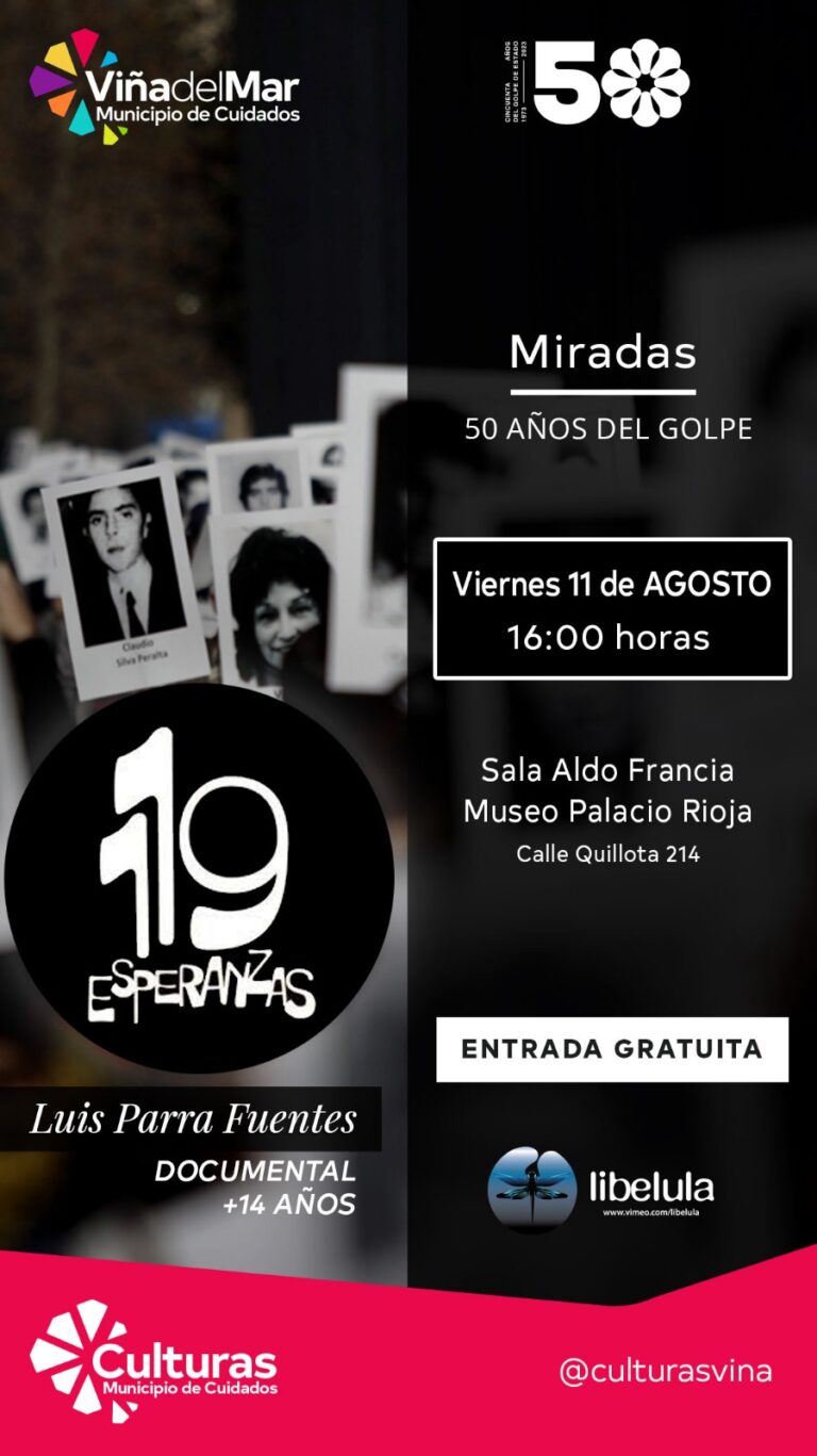 Documental “119 Esperanzas” se exhibe este viernes 11 de agosto en Viña del Mar