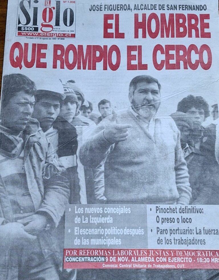 Marcos Barraza tras partida de José Figueroa: “Un cuadro intelectual obrero capaz de no sólo comprender sino también de transformar la realidad”