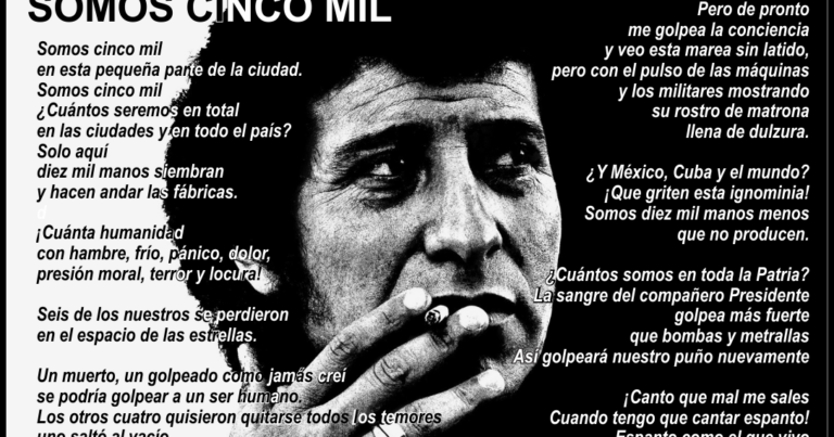 “Somos 5 mil”: la musicalización de la carta que escribió Víctor Jara en el Estadio Chile