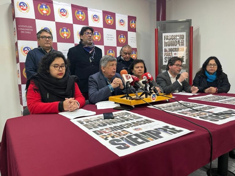 Partido Comunista presentó manifiesto por los 50 años del Golpe fascista civil – militar
