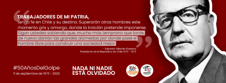 Confederación de Trabajadores del Cobre conmemoran los 50 años del Golpe y se pronuncian  ante arremetida de la ultraderecha en Chile