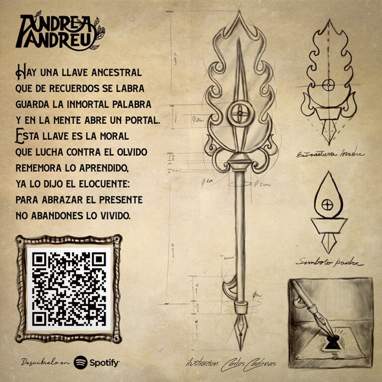 Andrea Andreu anuncia próximo lanzamiento del disco “El cambio y la siete llaves”