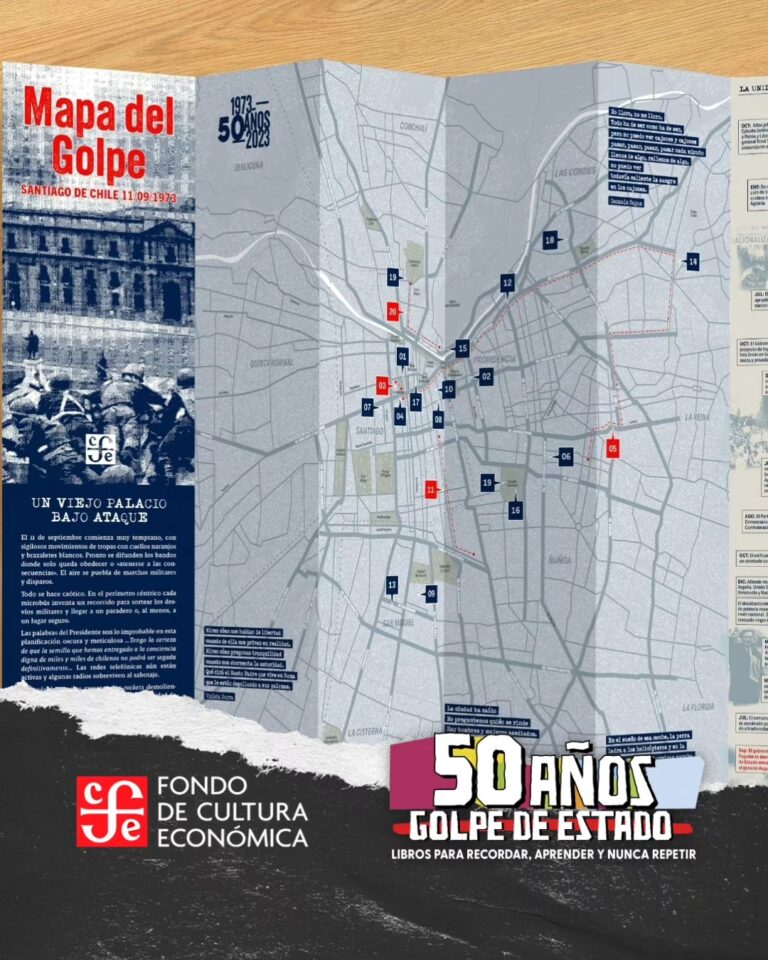 Mapa libro conmemora el 11 de septiembre de 1973 en 20 hitos e historias
