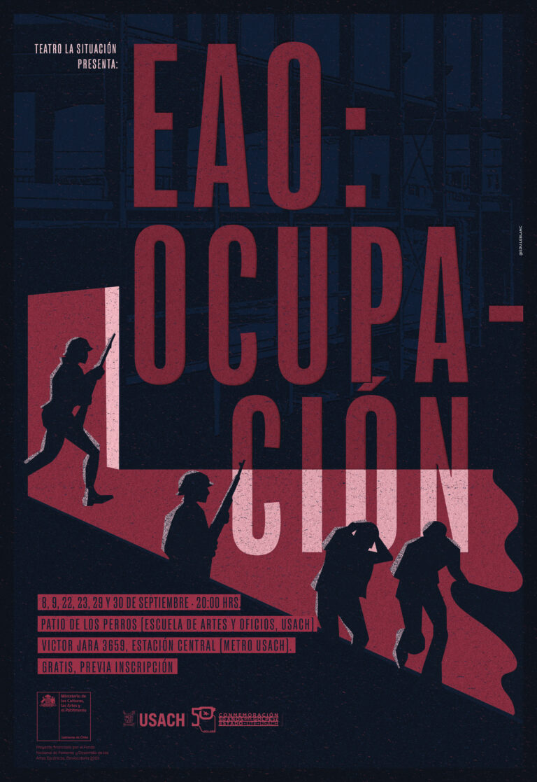 Recorrido teatral «EAO: Ocupación» revive el 11 de septiembre en la USACH ex Universidad Técnica del Estado