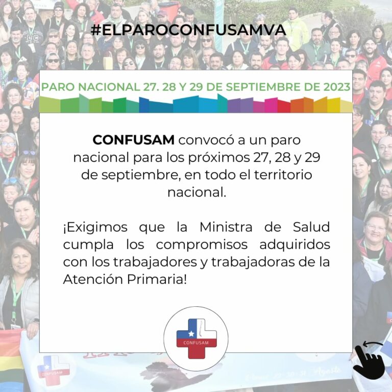 Trabajadores de la salud primaria inician paro nacional